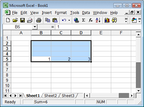 FillUp method vba.Range