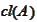 $cl\left( A\right) $